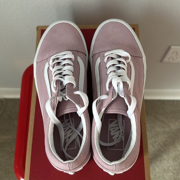 Vans old school stac platform sneaker in lilac size 8 - Picture 5 of 5